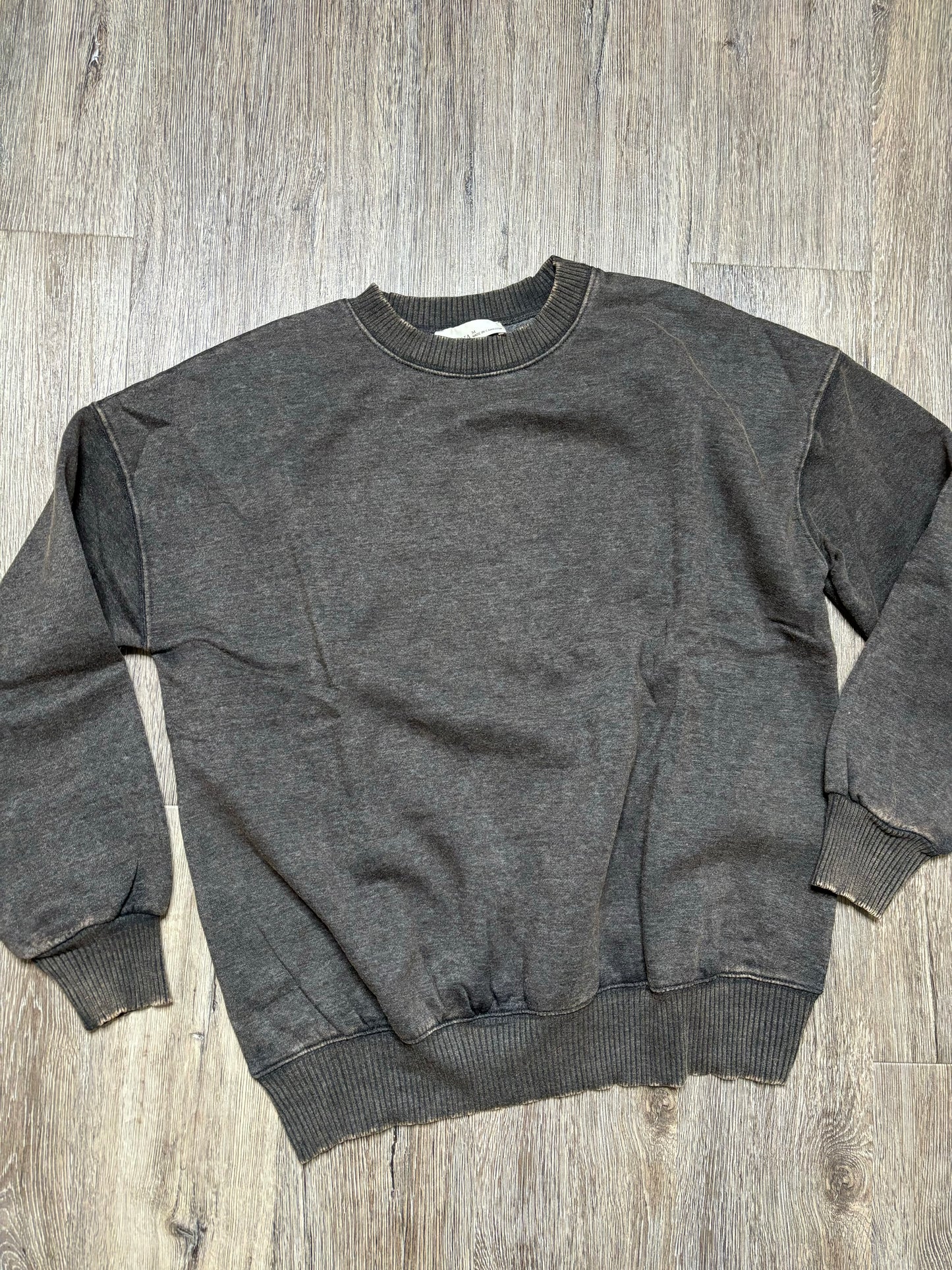 Acid Wash Crewneck