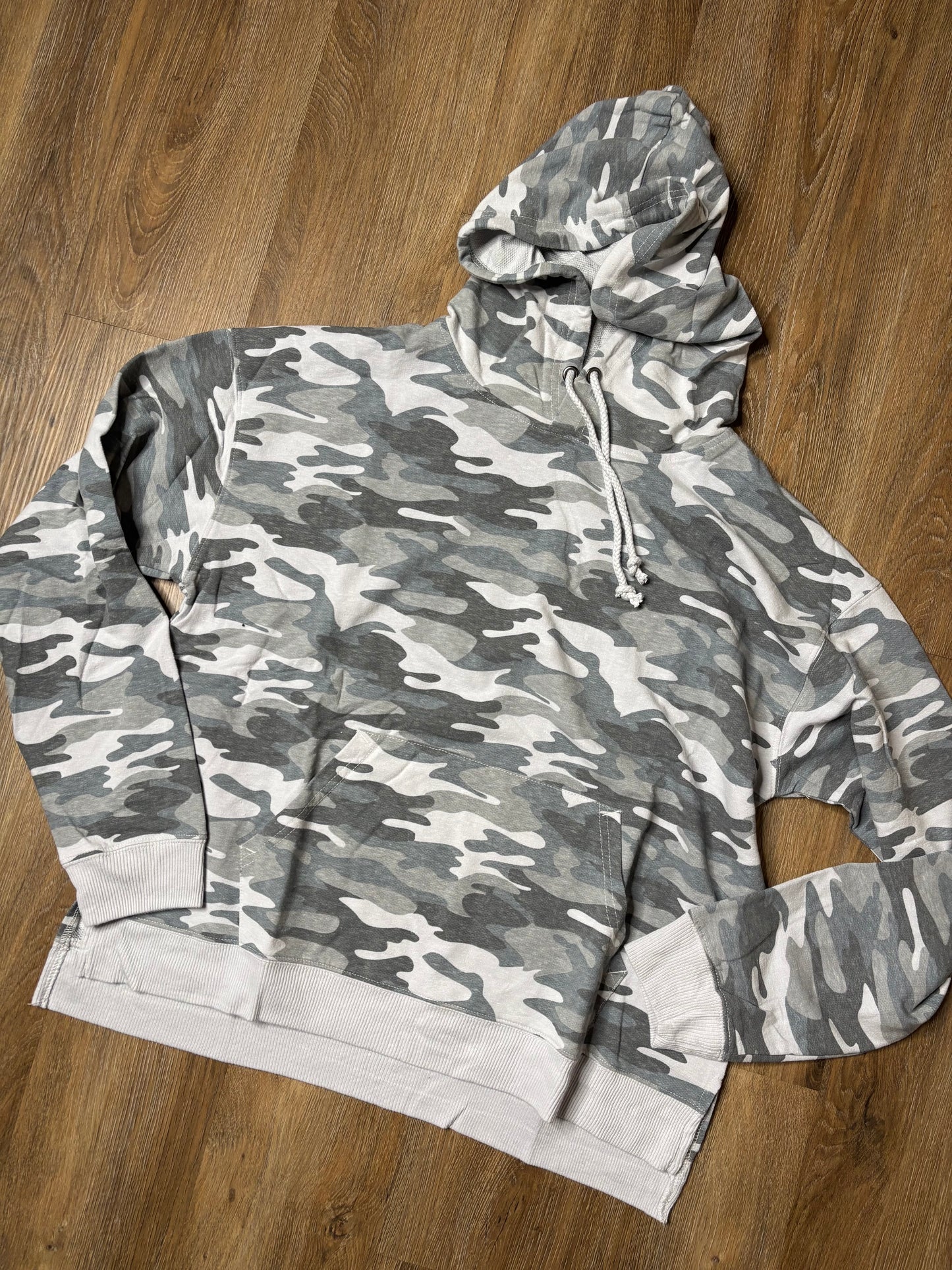 Camo Print Hoodie