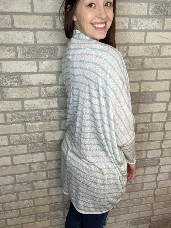 Striped Dolman Cardigan