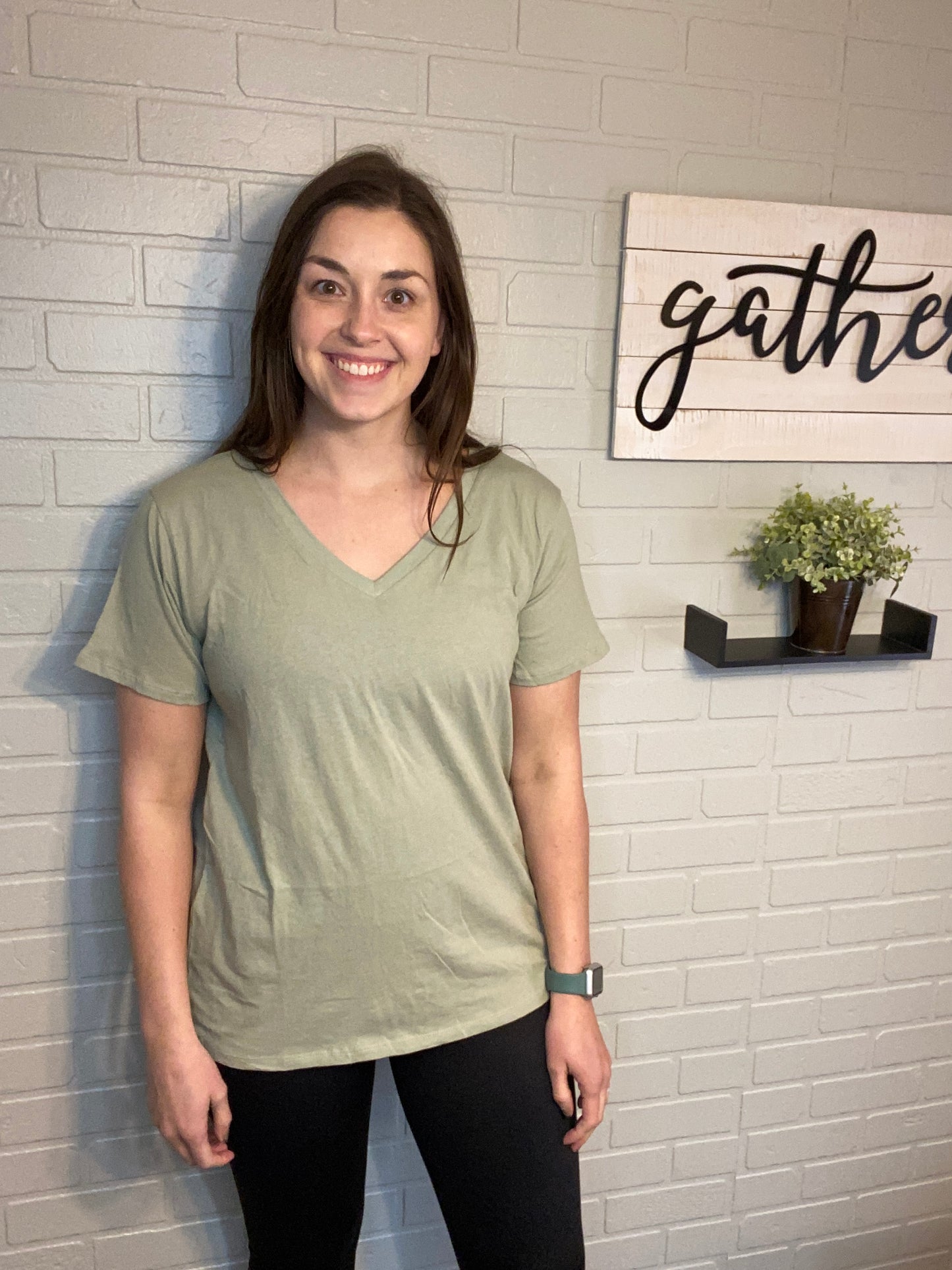 Boyfriend Fit V-Neck