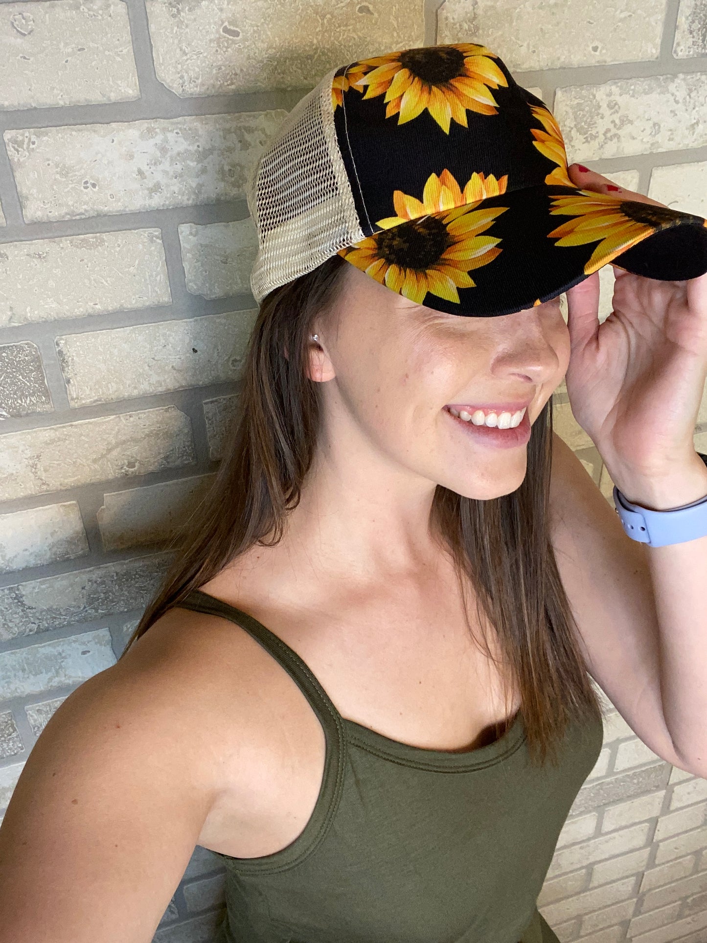 Crisscross Ponytail Hat