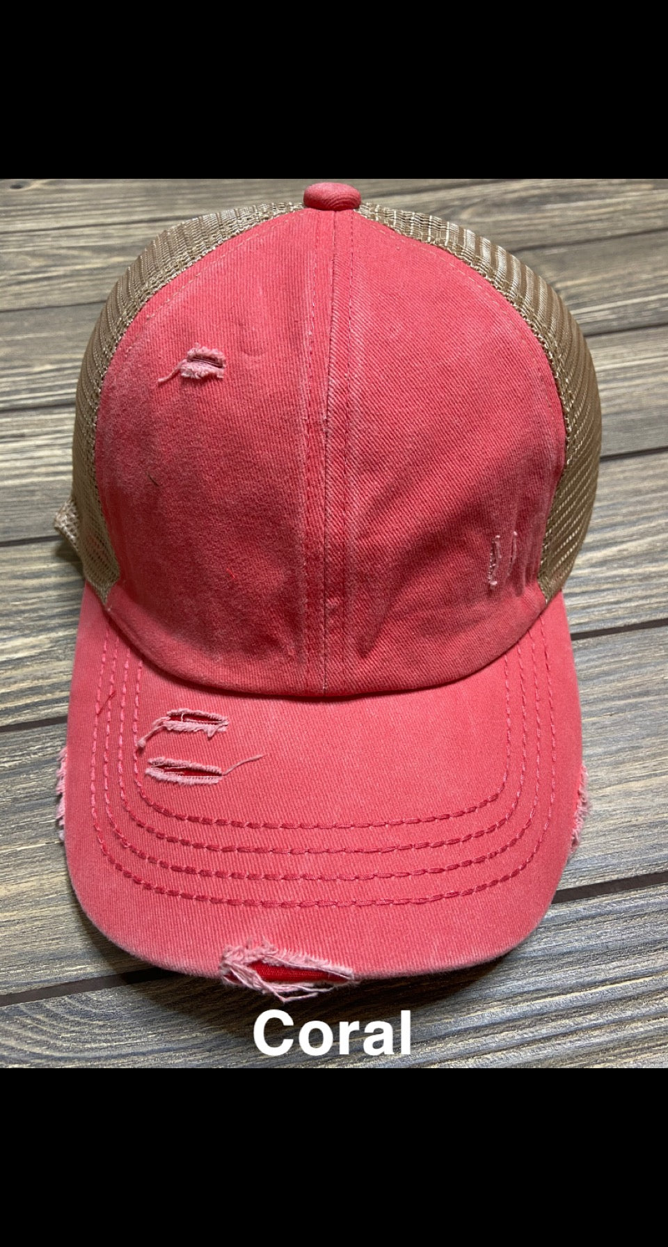 Crisscross Ponytail Hat