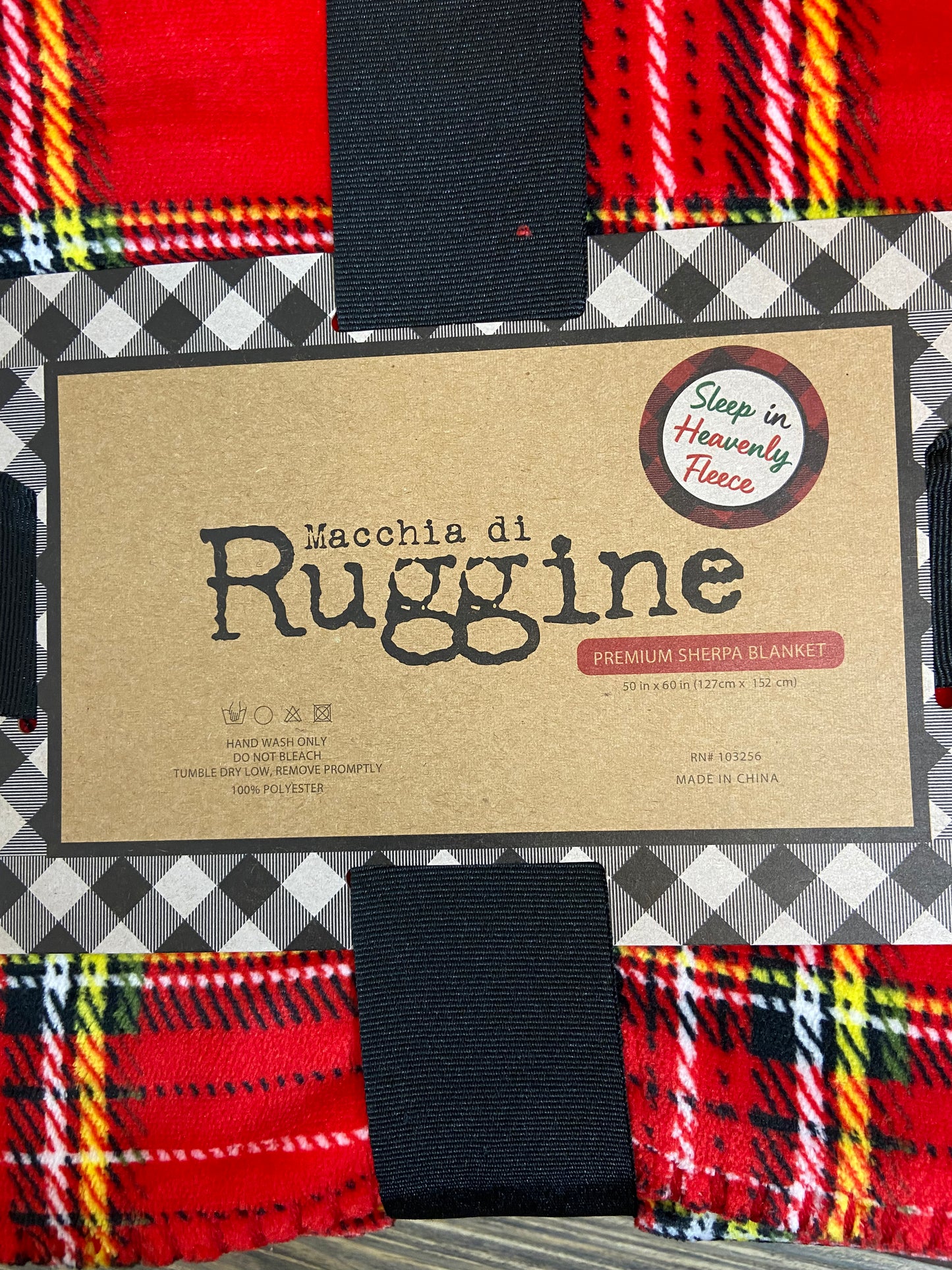 Plaid Sherpa Blanket