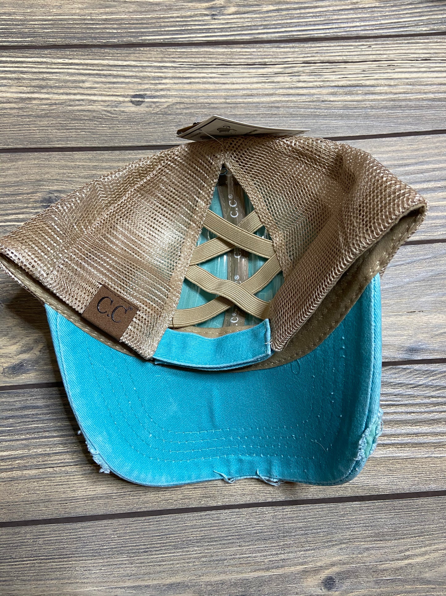 Crisscross Ponytail Hat