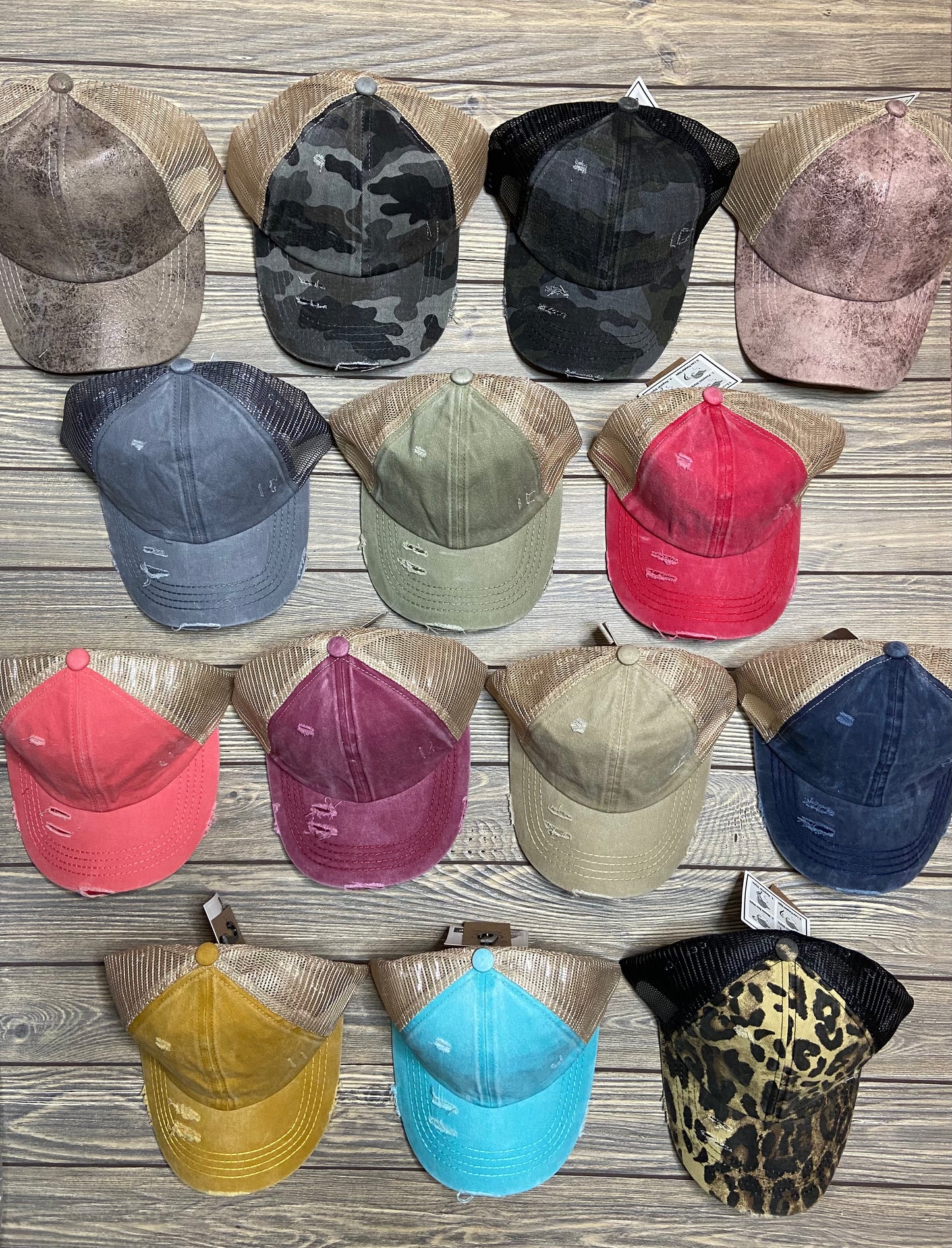 Crisscross Ponytail Hat
