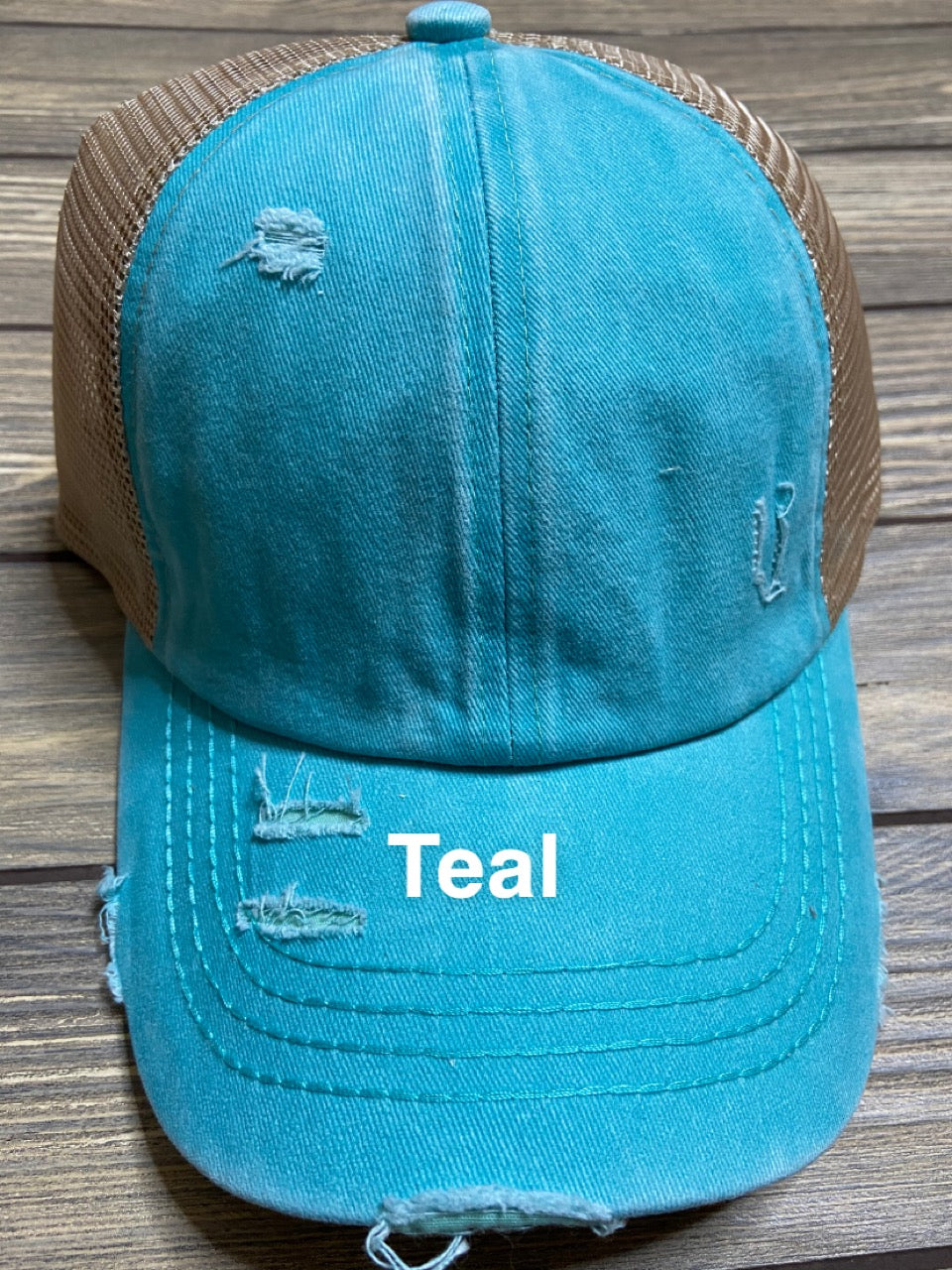Crisscross Ponytail Hat