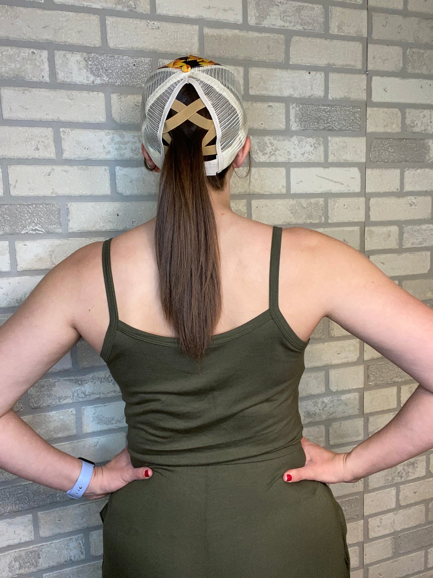 Crisscross Ponytail Hat