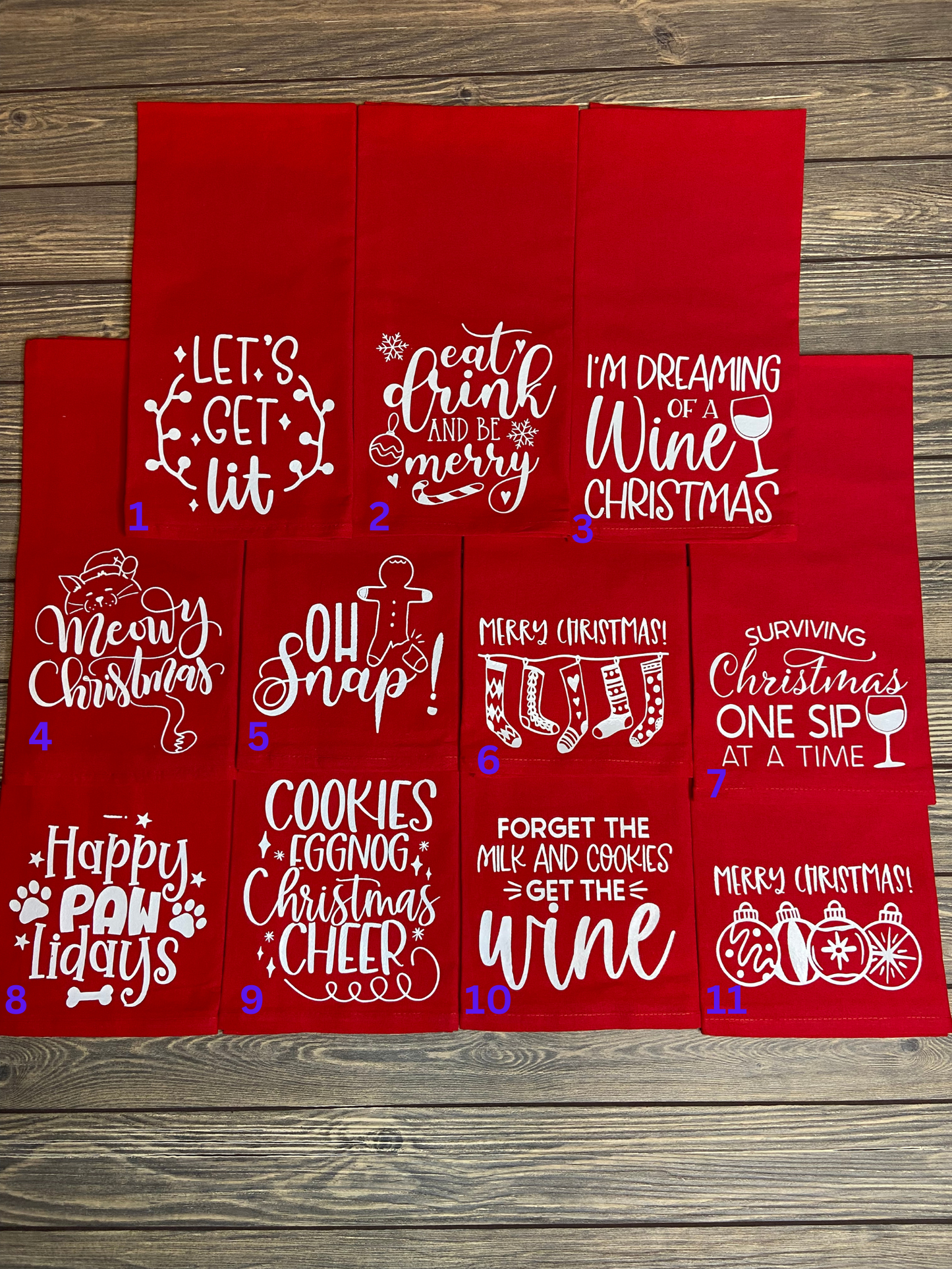 Christmas Kitchen Towels