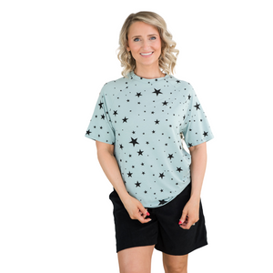 Into the Stars Top in Green [Online Exclusive]