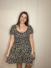 Load image into Gallery viewer, Smock Top Floral Dress