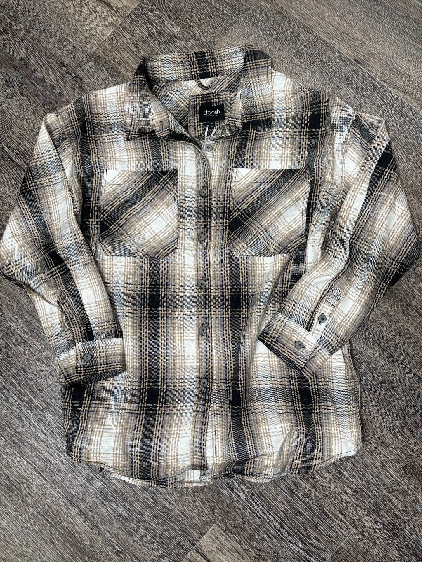 Oversized Plaid Button Down