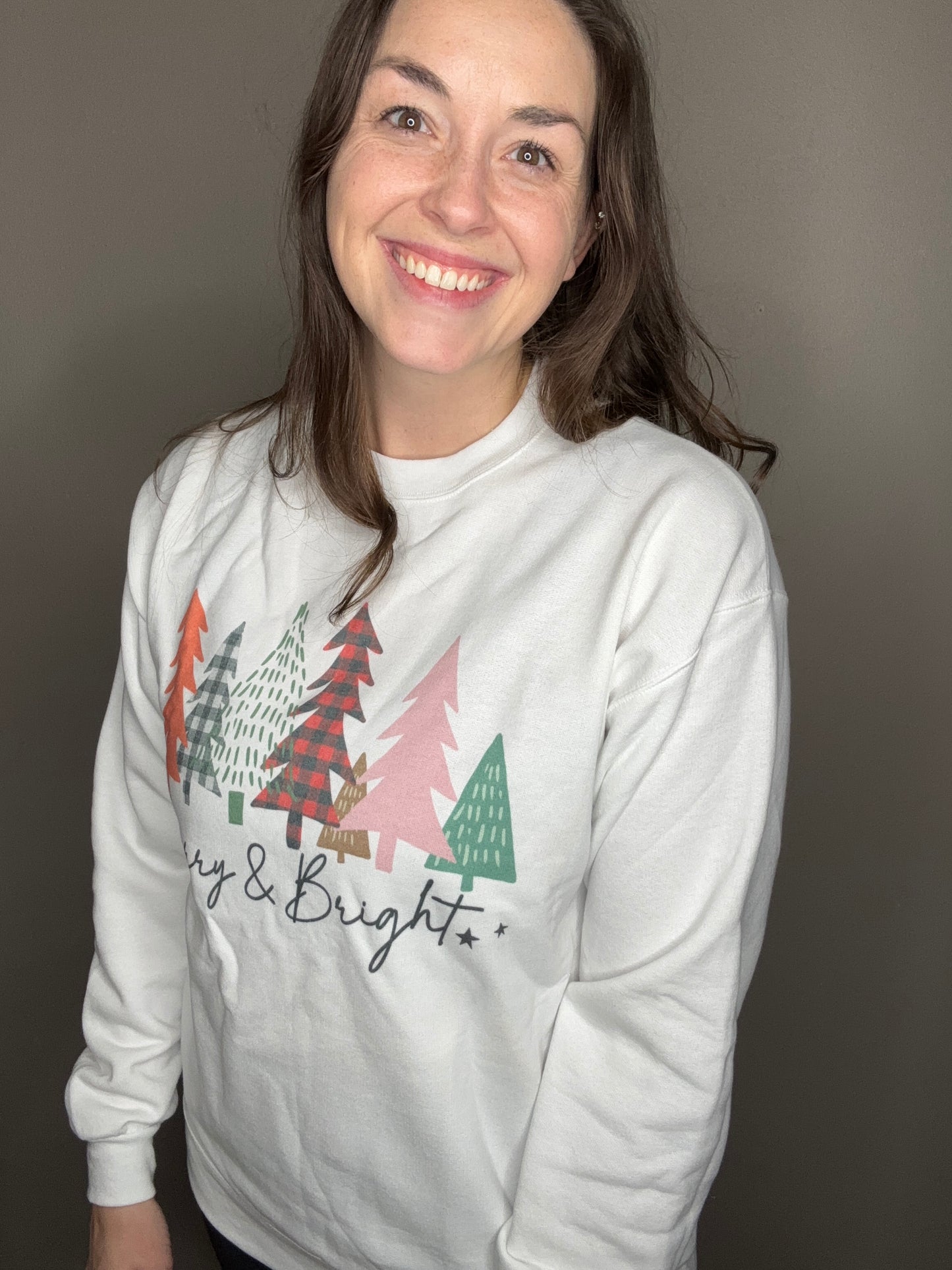 Merry & Bright Tree Crewneck