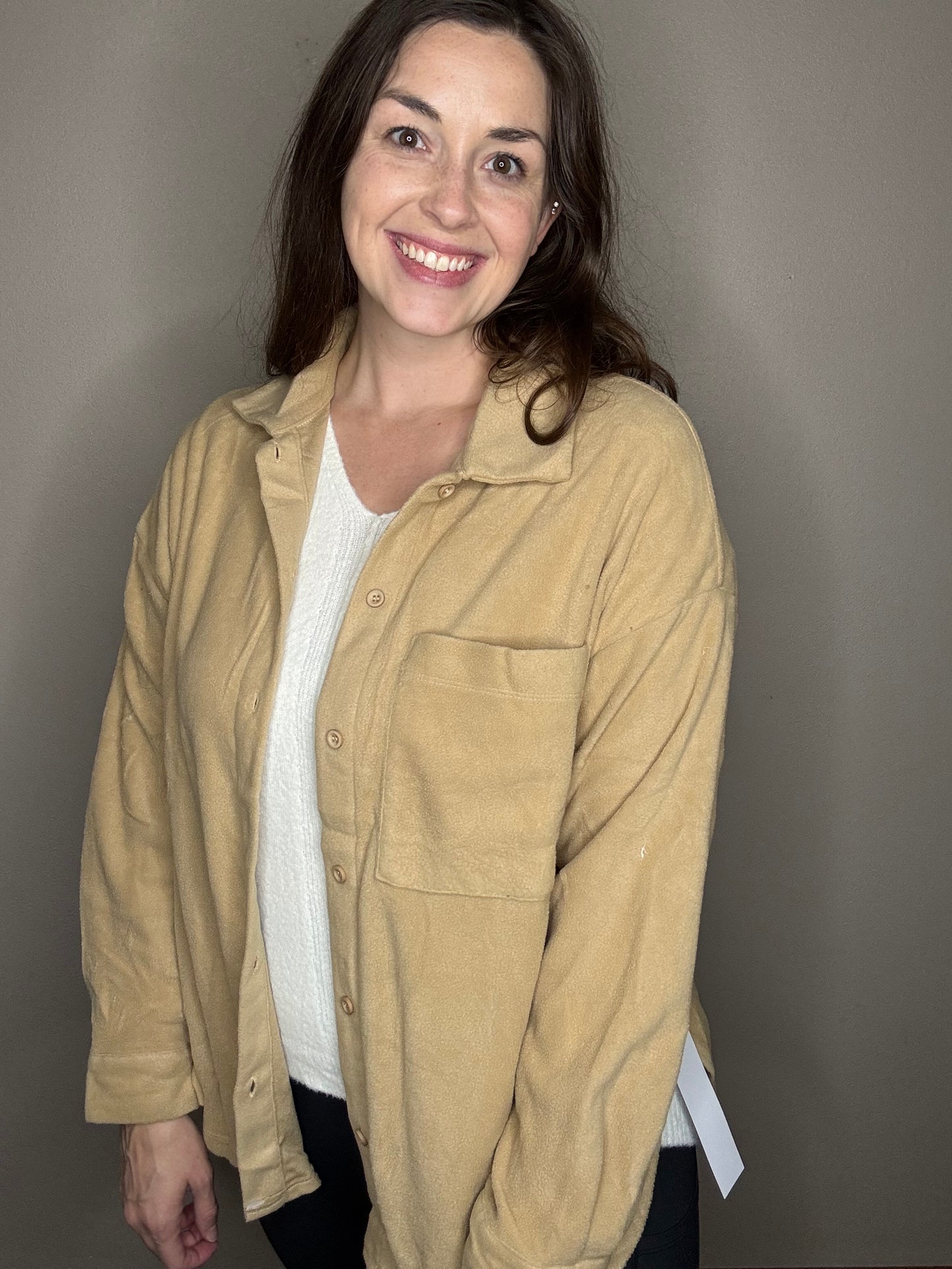 Soft Button Down Top