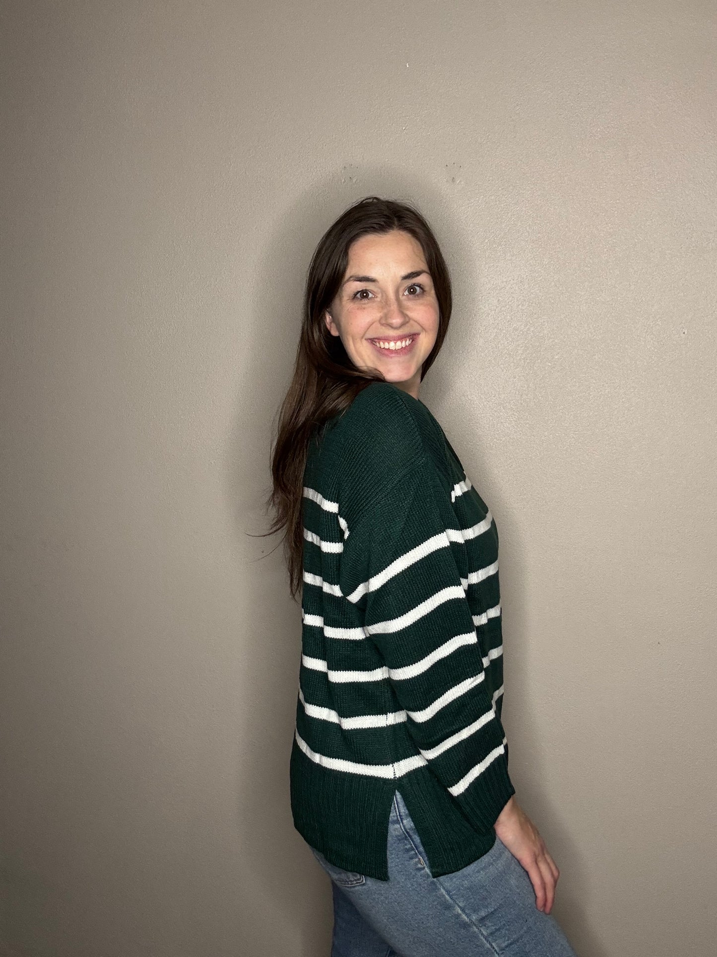 Striped Oversized Sweater