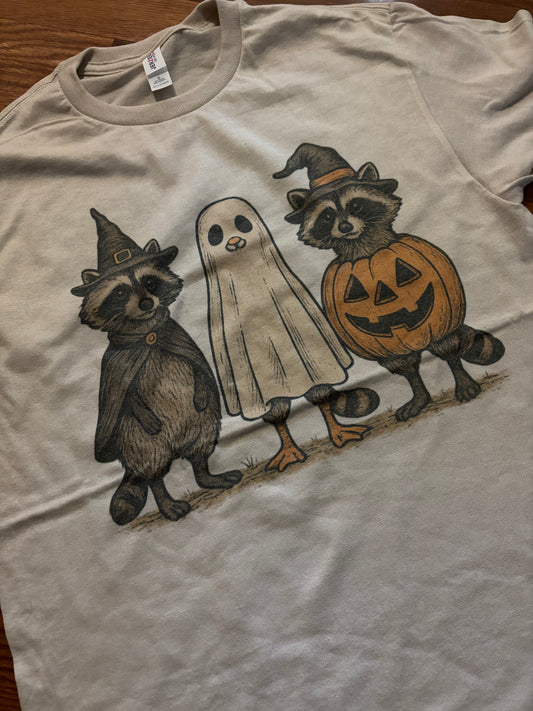 Raccoon Halloween Tee