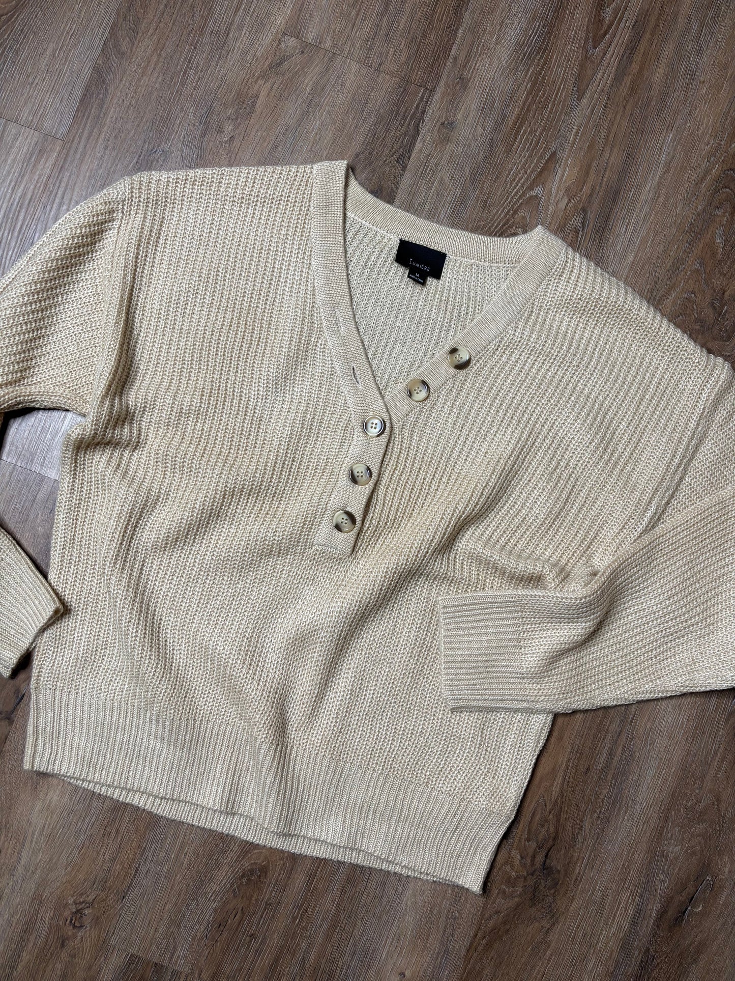 Button Detail Sweater