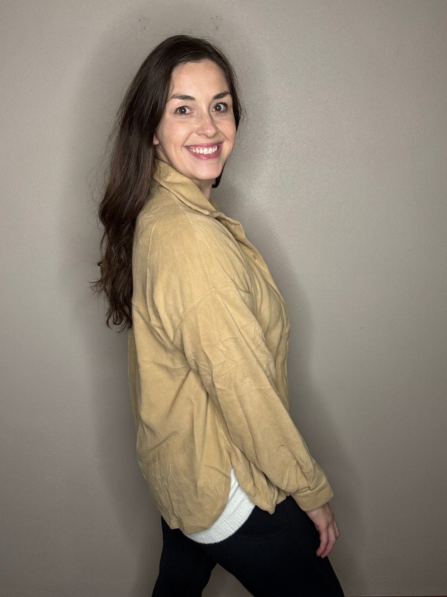 Soft Button Down Top