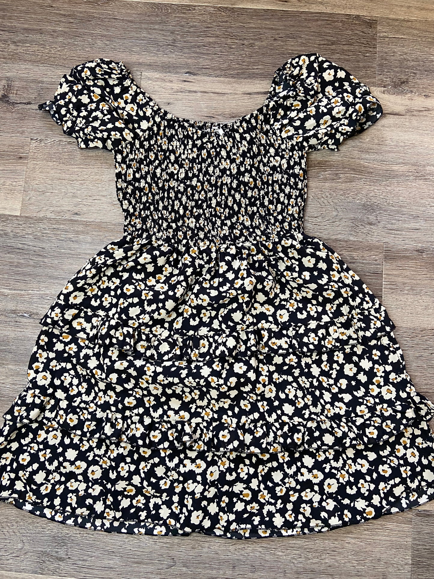 Smock Top Floral Dress