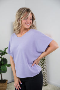 State of Mind Top in Lavender [Online Exclusive]