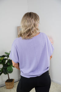 State of Mind Top in Lavender [Online Exclusive]