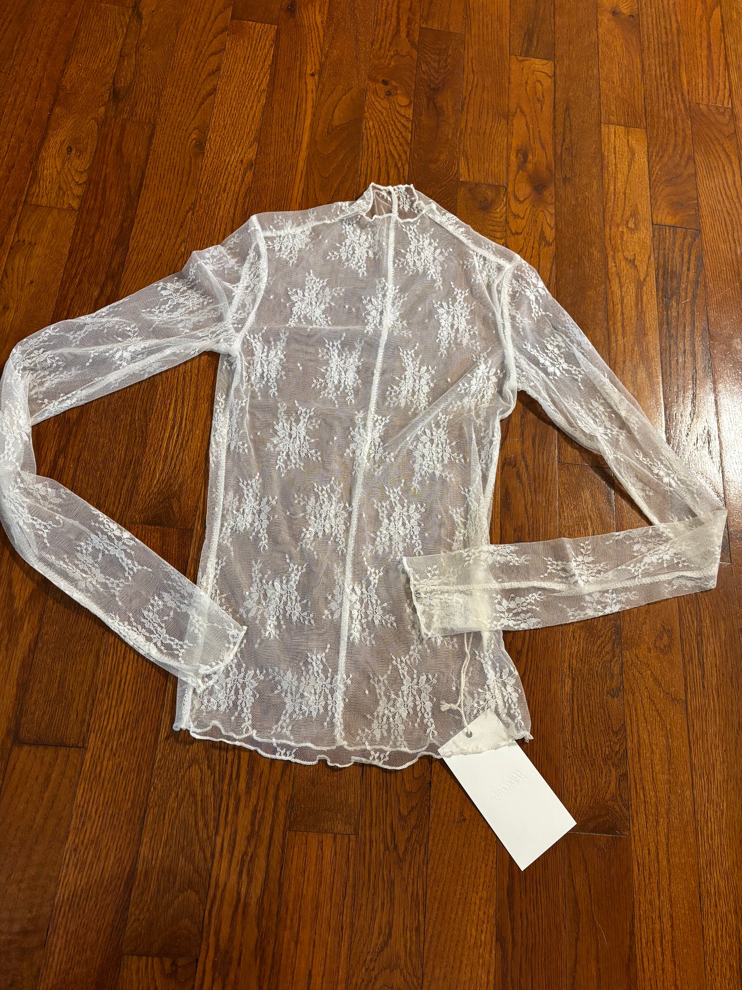 Sheer Lace Long Sleeve