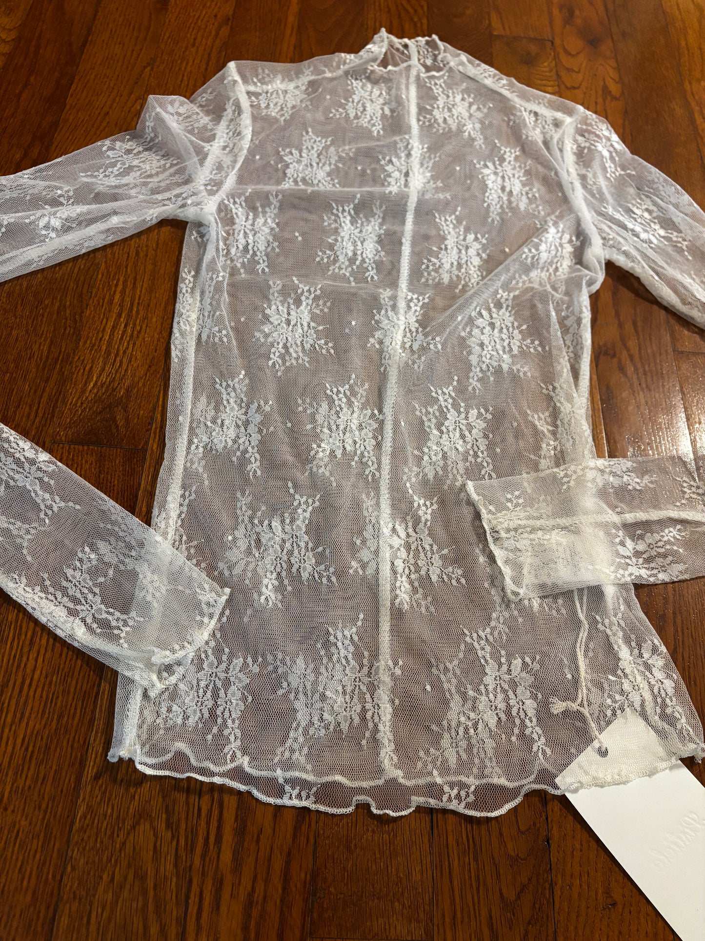 Sheer Lace Long Sleeve