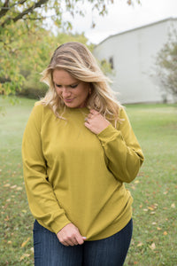 Make it Right Pullover in Olive Mustard [Online Exclusive]