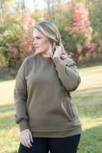 Load image into Gallery viewer, All I Need Sweatshirt in Dusty Olive [Online Exclusive]