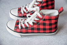 Load image into Gallery viewer, Got the Look Sneakers in Red Plaid [Online Exclusive]
