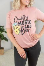 Load image into Gallery viewer, Country Music &amp; Beer Tee [Online Exclusive]