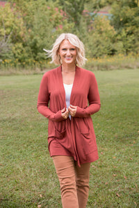 Ready for It Cardigan in Rust [Online Exclusive]