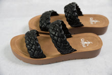 Load image into Gallery viewer, Wind It Up Sandals in Black [Online Exclusive]