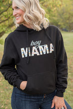 Load image into Gallery viewer, Boy Mama Graphic Hoodie in Black [Online Exclusive]
