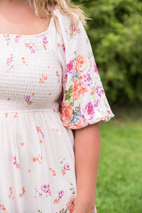 Elegant and Sweet Floral Dress [Online Exclusive]