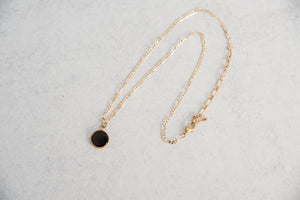 Point in Time Necklace in Black [Online Exclusive]