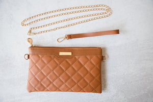 The Kate Clutch in Camel [Online Exclusive]