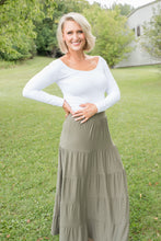 Load image into Gallery viewer, All Around Skirt in Olive [Online Exclusive]