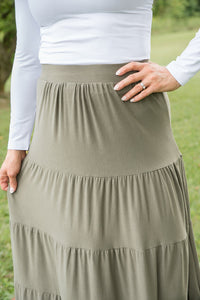 All Around Skirt in Olive [Online Exclusive]