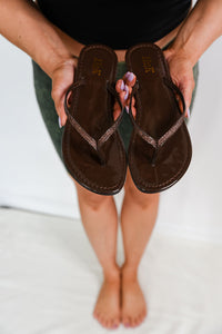Sassy Sandals in Brown [Online Exclusive]