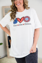 Load image into Gallery viewer, Peace Love America Tee [Online Exclusive]