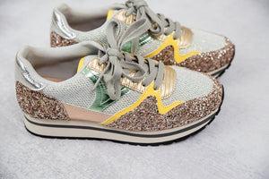 Miu Miu Sneakers in Gold [Online Exclusive]