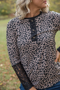 Lady in Leopard Top [Online Exclusive]