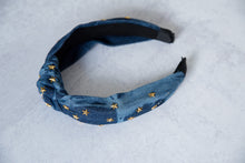 Load image into Gallery viewer, Stars on Denim Headband [Online Exclusive]