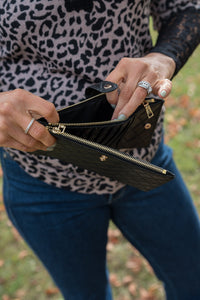 Rich Girl Wallet in Black [Online Exclusive]