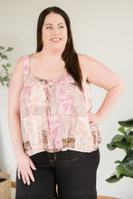 Load image into Gallery viewer, Patches of Beauty Sleeveless Top [Online Exclusive]