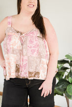 Load image into Gallery viewer, Patches of Beauty Sleeveless Top [Online Exclusive]