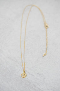 Crystal Clover Necklace in Gold [Online Exclusive]