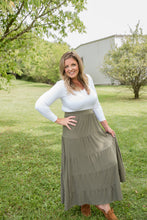 Load image into Gallery viewer, All Around Skirt in Olive [Online Exclusive]