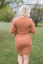 Load image into Gallery viewer, Happy Now Dress in Cognac [Online Exclusive]