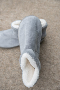 Around the House Slipper Boots in Gray [Online Exclusive]